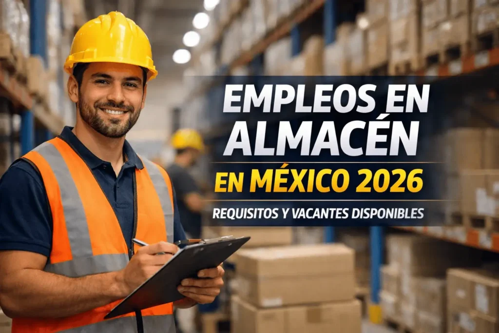 EMPLEOS EN ALMACÉN EN MEXICO 2026: REQUISITOS Y VACANTES DISPONIBLES